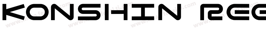 konshin Regular字体转换